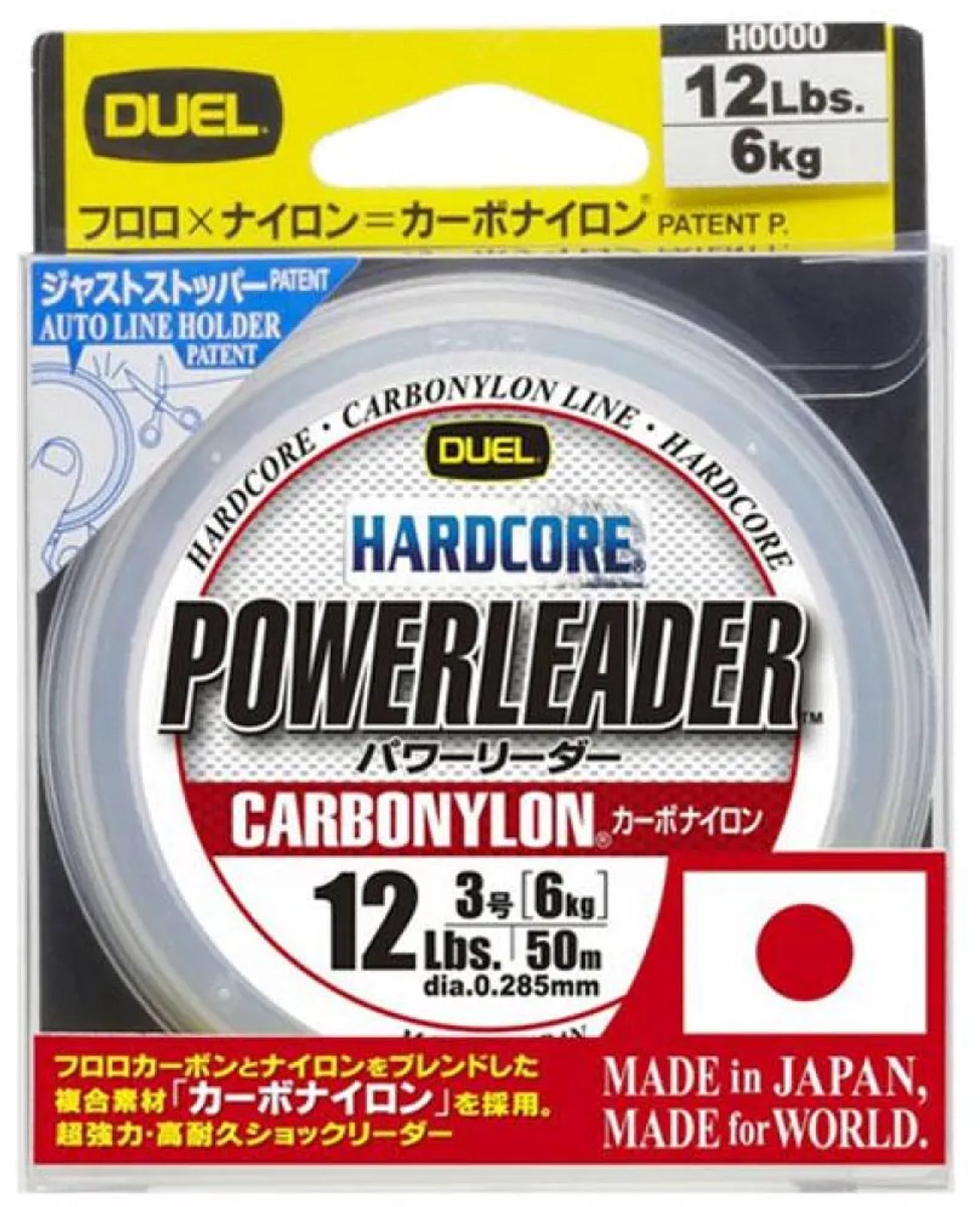Duel Hardcore Powerleader Cn Flurocarbon 50 M Wit 0.910 mm