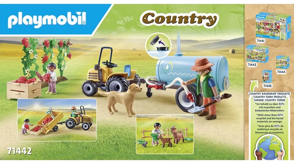 PLAYMOBIL Country Tractor met aanhanger en watertank - 71442 — afbeelding 17