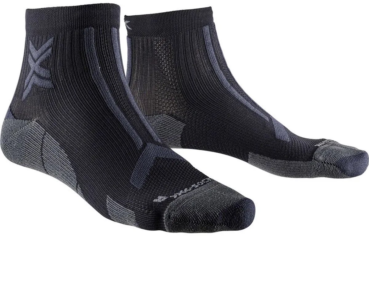 X-Socks Trailrun Discover Ankle Sokken /Charcoal 42-44 Zwart