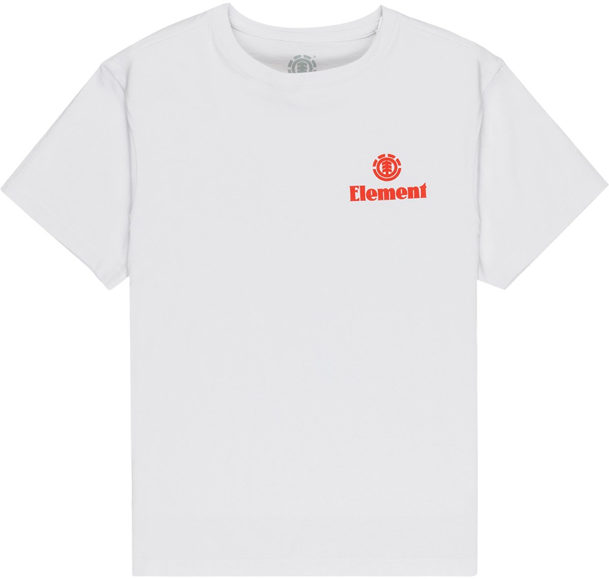 Element Epic T-shirt Met Korte Mouwen 16 Years Jongen Wit