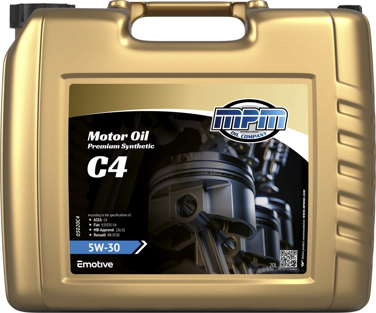 MPM Motorolie 5w30 C4 Renault - 20 liter