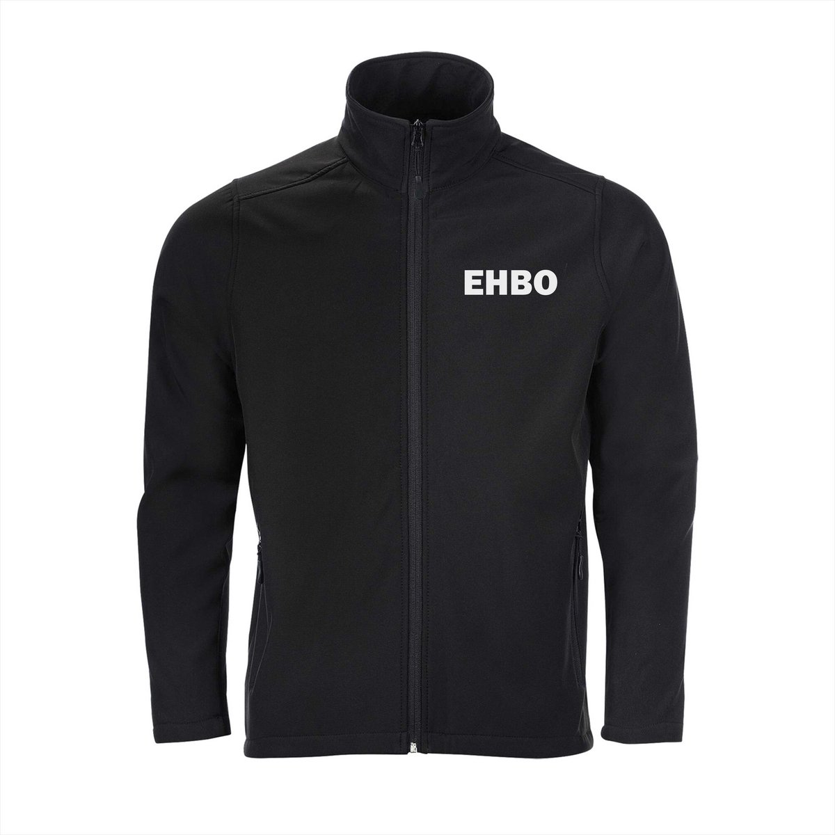 EHBO Softshell jas Waterafstotend 2-laags Zwart