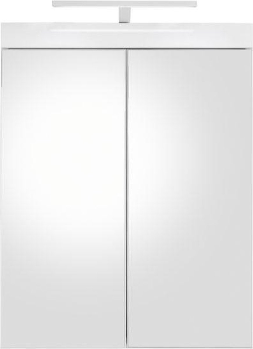 Trendteam - AmandaBad - badkamer spiegelkast incl. LED-verlichting - Wit