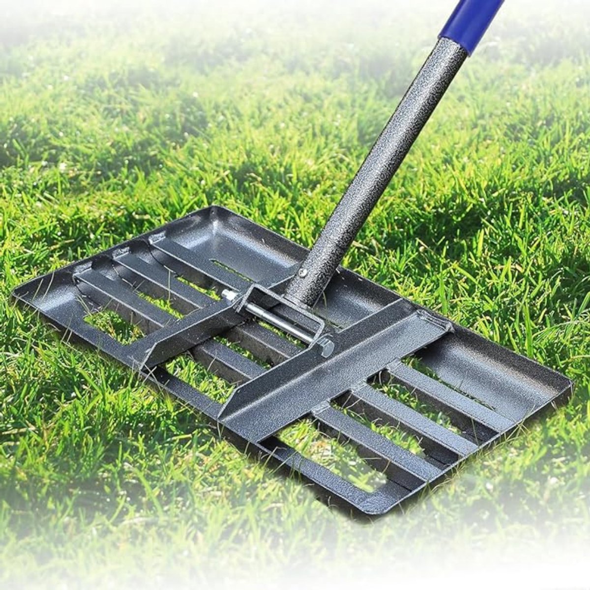 Lexium Gazonrakel - Grasrakel - Tuinrakel - Egaliseerrakel - Topdressing - Zand verdelen - Tuinieren - Gazon egaliseren - RVS - Ergonomisch