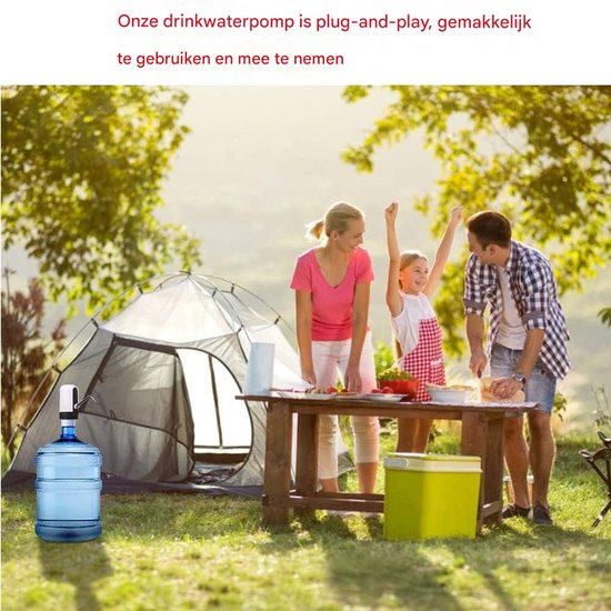 PARENCE. Universele Handmatige Waterpomp – Trekharmonica Pomp Voor Flessen En Fonteinen, BPA-vrij