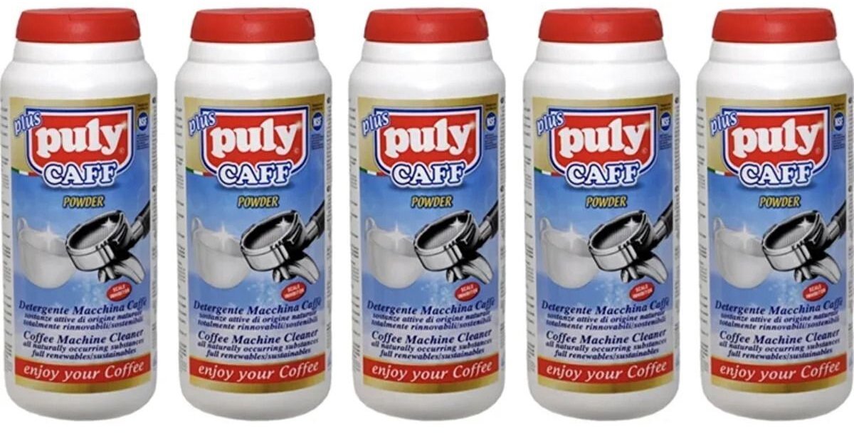 PulyCaff Plus Powder Reinigingspoeder voor Espressomachine - (5 x 900gr)