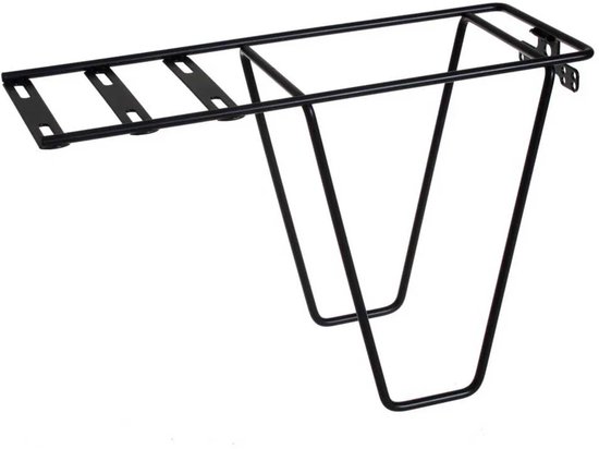 Steco Bagagedrager verlenger Tas-Mee - voor fietstassen - mat zwart