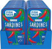 Fish Tales - Sardines - 12 pack - Olijfolie met chili - MSC