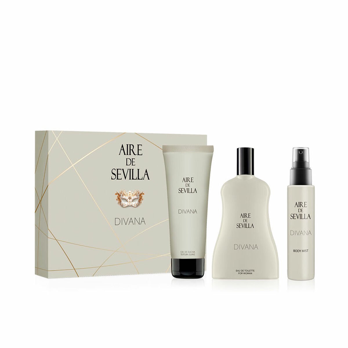 Parfumset voor Dames Aire de Sevilla Divana 3 Onderdelen