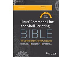 Omslag van Bible- Linux Command Line and Shell Scripting Bible