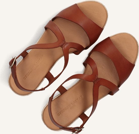 Sandales pour femmes STEFANO LAURAN 2505 - Femme - Cognac - Pointure 40