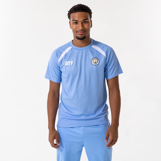 Maillot domicile Manchester City Homme 2025/2026 - Taille M - Vêtements de sport - Maillot de football - Adultes - Boutique des supporters de Manchester City - Produits dérivés