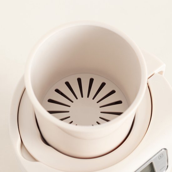 CREATE - Flessenwarmer en sterilisator met stoomkookfunctie - 1 fles - Gebroken wit - BABY BOTTLE WARMER van CREATE — afbeelding 2