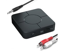 Bluetooth Transmitter & Receiver 2 in 1 - BT 5.0 - 3.5MM AUX / RCA - Bluetooth Zender - Bluetooth Ontvanger - Bluetooth Transmitter - Bluetooth Receiver