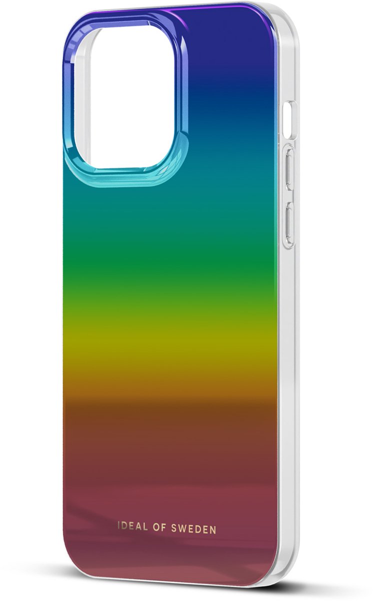 iDeal of Sweden Mirror Case geschikt voor Apple iPhone 14 Pro Max - Rainbow