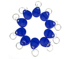 50 stuks RFID-badges Sleutelhangers 125 kHz Toegangscontrole en Identificatie