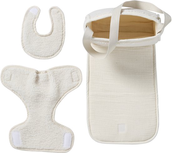 Bebe Porte-Bébé Poupée Aolso - Sac à Dos Réglable Pour Poupée 14-18 Pouces - Apprentissage Jeu Accessoire Poupon