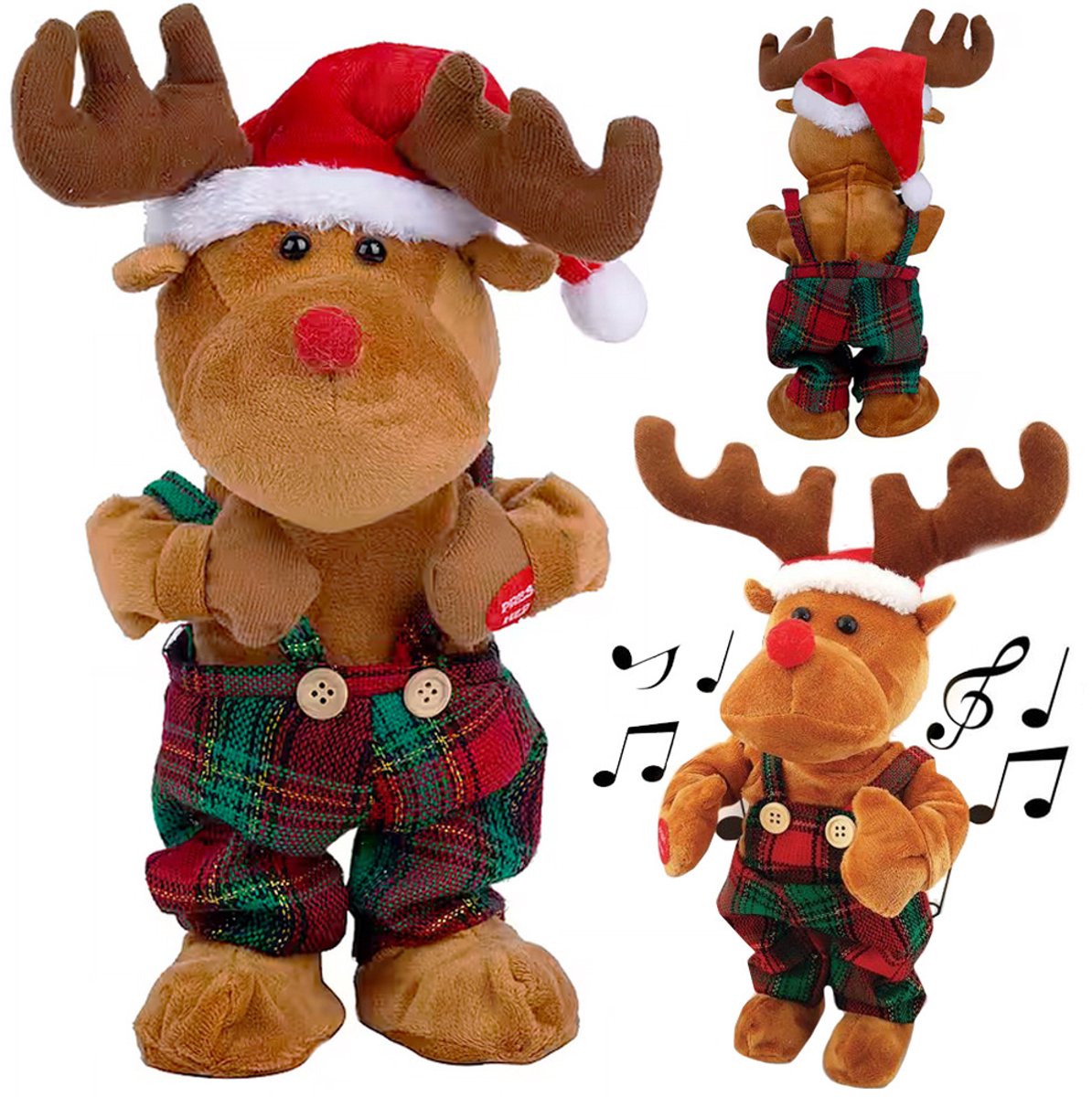 Dansende en Zingende Rendier - Kerst