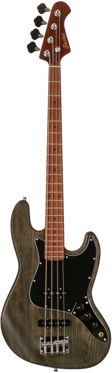Fazley Outlaw Series Judge Plus Black elektrische basgitaar met gigbag