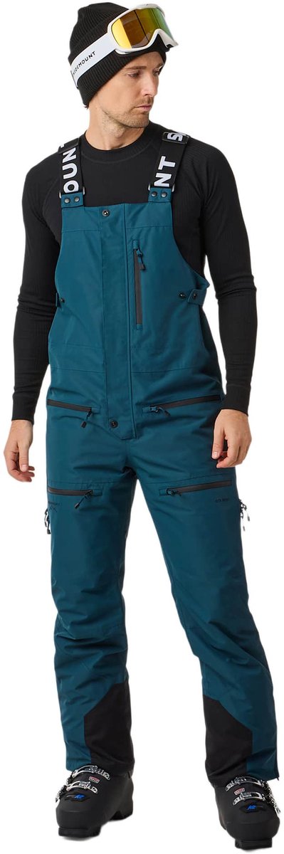 Swedemount Freeride Bib Pants II – Skibroek voor heren – 3XL Groen