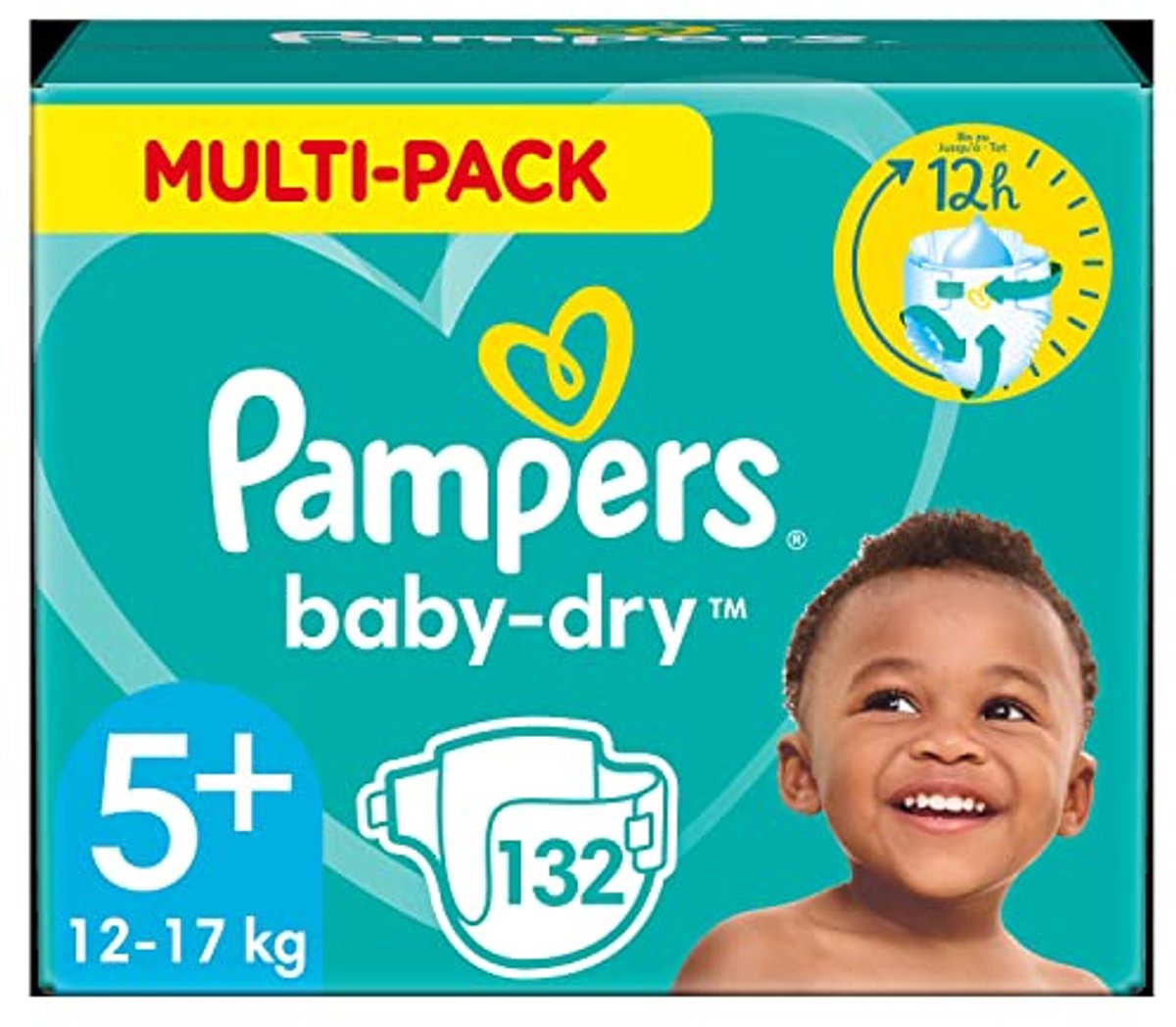 Comfortabele Luiers voor Baby's - Maat 5+ - 132 Stuks