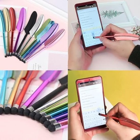 Vervangende S Pen, touchscreen-stylus, typepen Geschikt voor Samsung Galaxy Z Fold6, meerkleurige penpunt-stylus, compatibel met Kindle Fold5 tablet-smartphone - rood van Merkloos — afbeelding 5