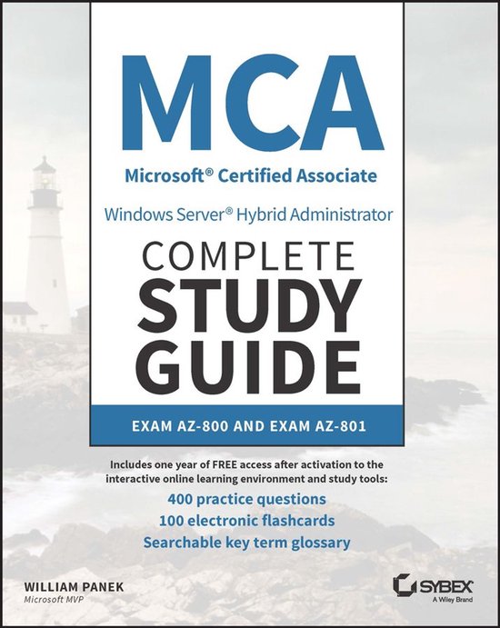 Sybex Study Guide 801 - MCA Windows Server Hybrid Administra ... - cover