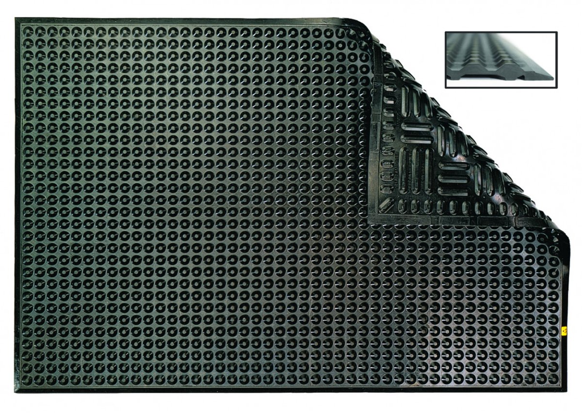 Ergomat Nitril Conductive, 60 x 90 cm, zwart