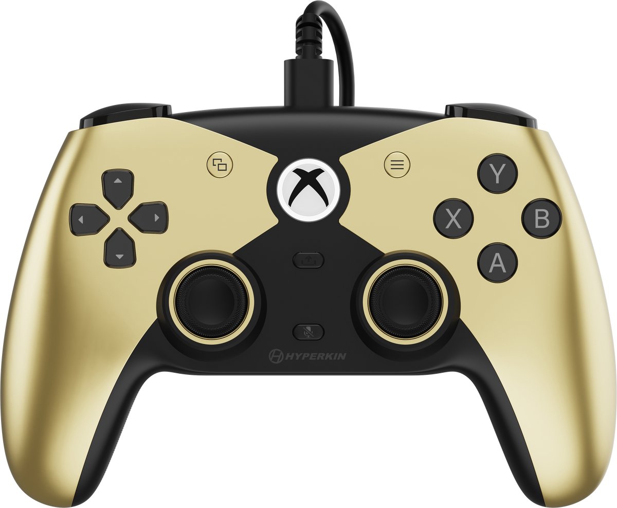 Hyperkin - Competitor - Controller voor Xbox X | S | One en Windows 11 | 10 (goud)