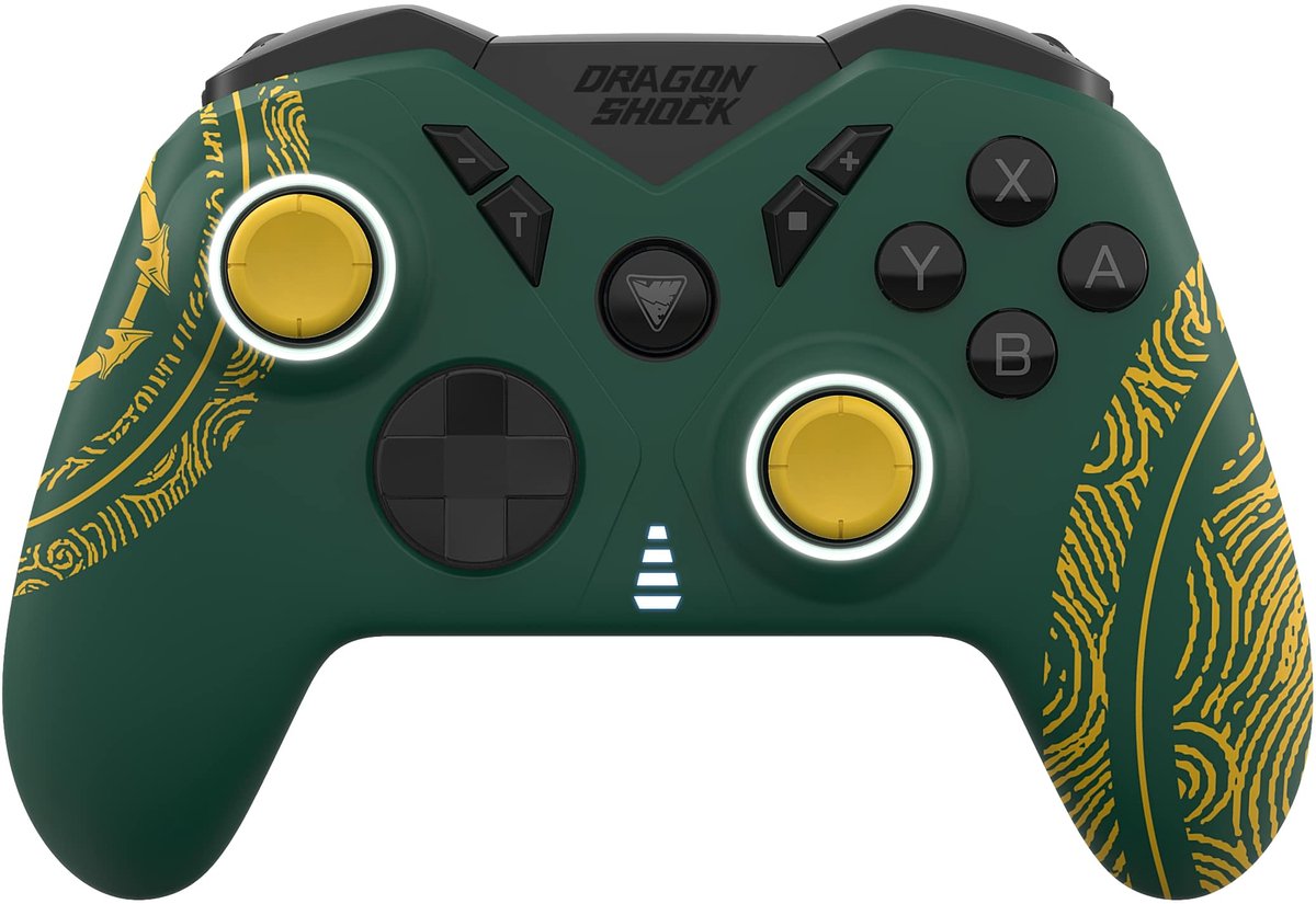 DragonShock - NEBULA PRO - Pro Draadloze Controller Velvet Green voor Switch, Switch Lite, Switch OLED, PS3, PC en Android