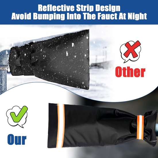 Afdekking Voor Buitenkraan Met Dubbele Reflecterende Banden afdekking-voor-buitenkraan-met-dubbele-reflecterende-banden