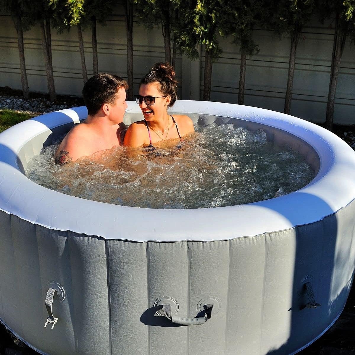 Opblaasbare Whirlpool Spa voor 4 Personen - Novihome Luxe - Opblaasbare - €1.410,00