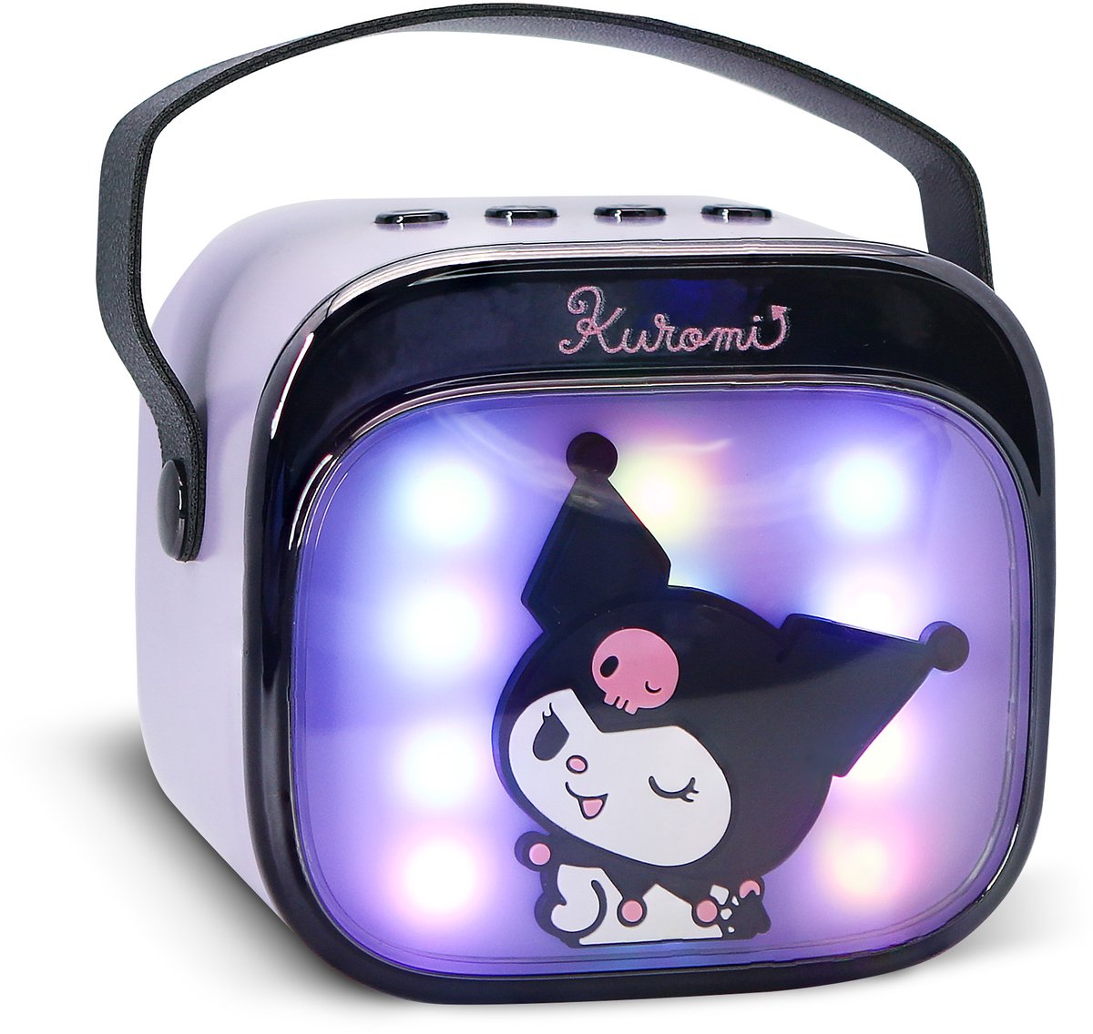 Kuromi - karaoke set voor kinderen - draadloze microfoon en speaker - met lichteffecten en stemeffecten — afbeelding 10
