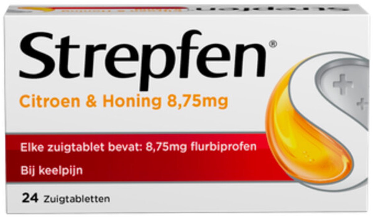 Strepfen Citroen & Honing - 3 x 24 zuigtabletten