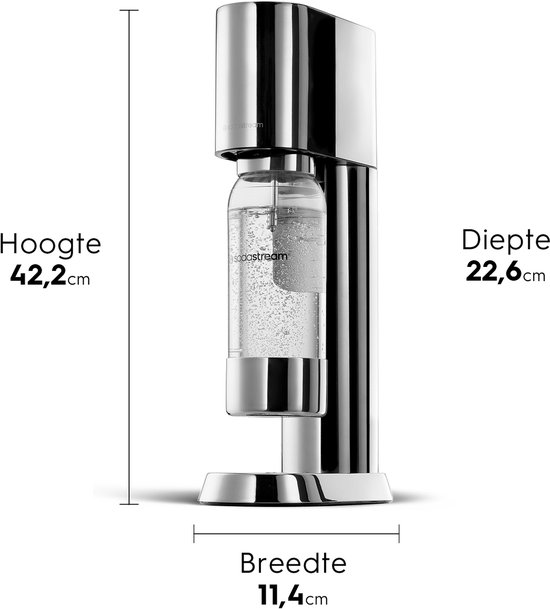 Sodastream Bruiswatermachine Enso RVS
