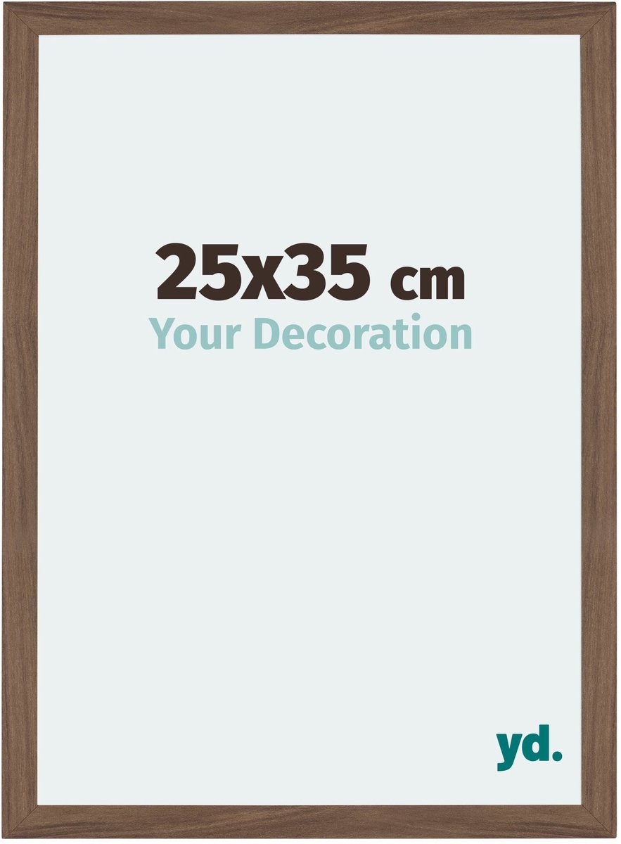 Your Decoration - Puzzellijst 25x35 cm - Walnoot Donker - Puzzellijst 500-1000 stukjes - MDF Fotolijst - Mura