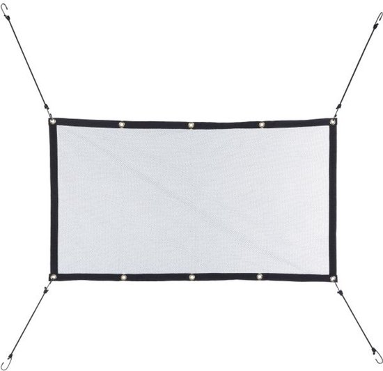 Doodadeals® Hondennet Auto – Veiligheidsnet – Universeel Bagagenet voor Kofferbak met Snelbinders – 65 x 115 cm