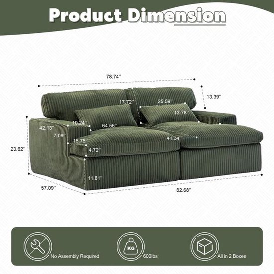 Uitrekken Relaxfauteuil hoes voor 3 2 1 Zits, Jacquard Relaxfauteuil