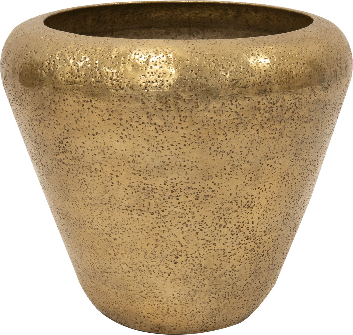 Ter Steege Bloempot Aluminium Goud D 54 cm H 50 cm