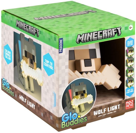 Paladone - GloBuddies - Minecraft - Wolf lamp van Paladone — afbeelding 4
