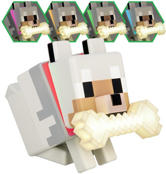 Paladone - GloBuddies - Minecraft - Wolf lamp van Paladone — afbeelding 5