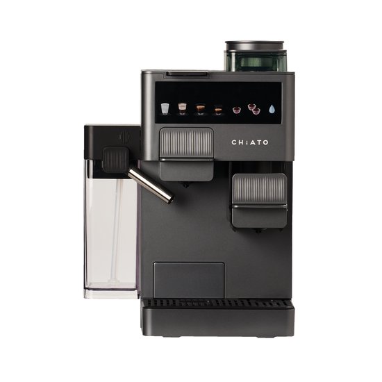 CHiATO coffeePLAY 5-in-1 Espresso Machine with Grinder & Milk System - Grey