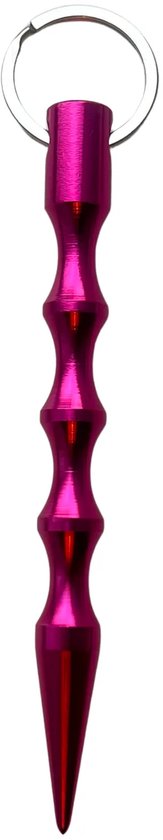 Kubotan - Porte-clés - Autodéfense - Rose - Sharp - Porte-clés d' Defense