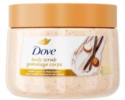 Dove Body Scrub - Vanilla Sugar & Shea Butter - Moisturize, Exfoliate and Nourish - 444ml