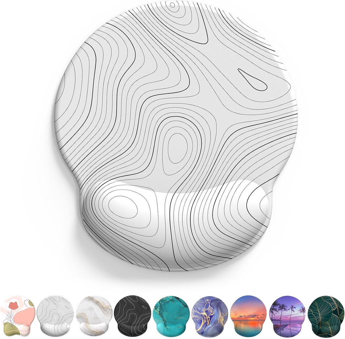 Stunq® Muispad met comfortkussen en ergonomische ondersteuning voor langdurig gebruik