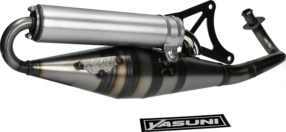 Uitlaat Yasuni Z Aluminium Piaggio 50cc 2 Takt