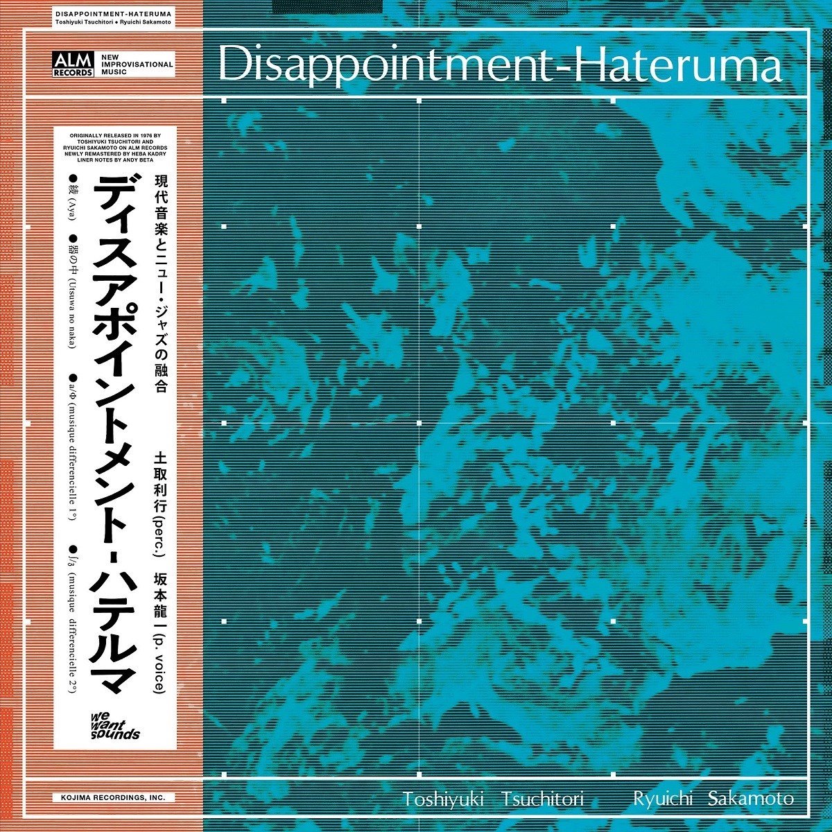 Toshiyuki Tsuchitori & Ryuichi Sakamoto - Disappointment-Hateruma (LP)