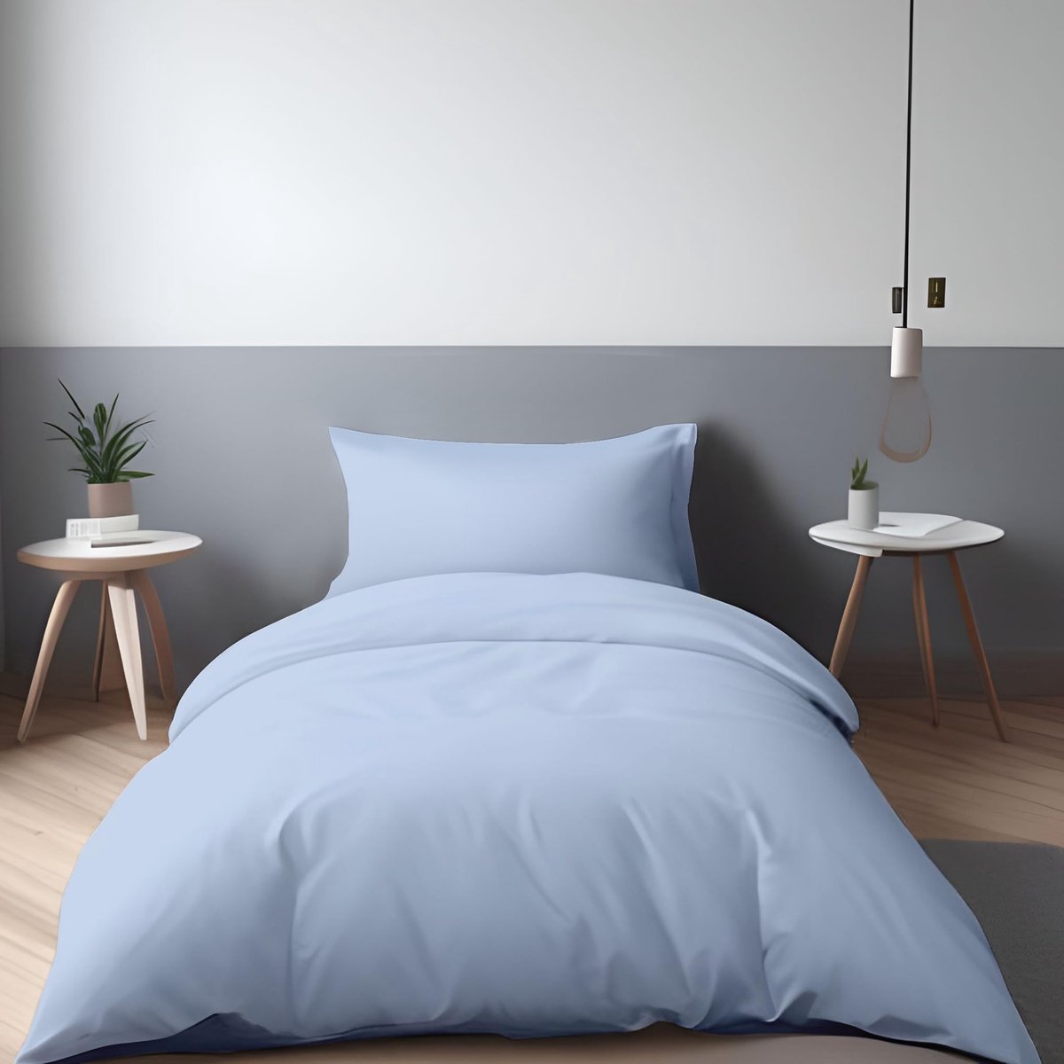 Unyqoos Luxe en Zacht Microvezel Beddengoedset voor Comfortabele Nachtrust blauw