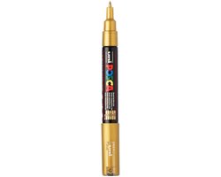 Krijtstift – Fineliner – Universele Marker – 25 Goud – Uni Posca Marker – PC-1M – 0,7mm – 1 stuk