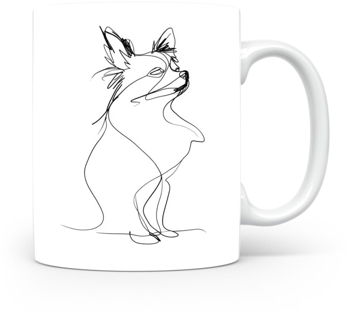 Beker Vlinderhondje (Papillon/Phalène)